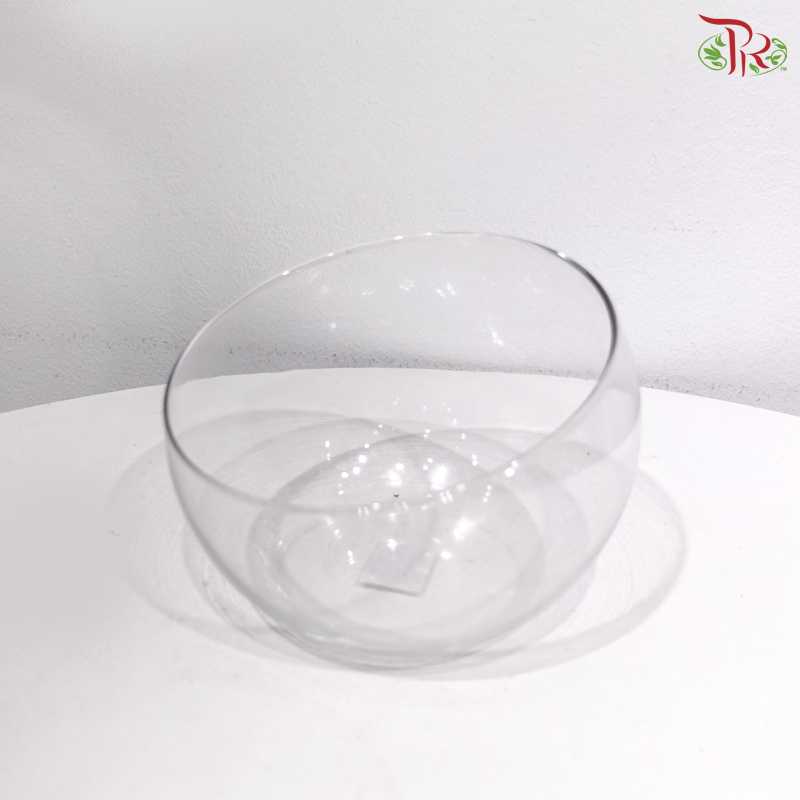 HS15 - Half Round Glass Vase
