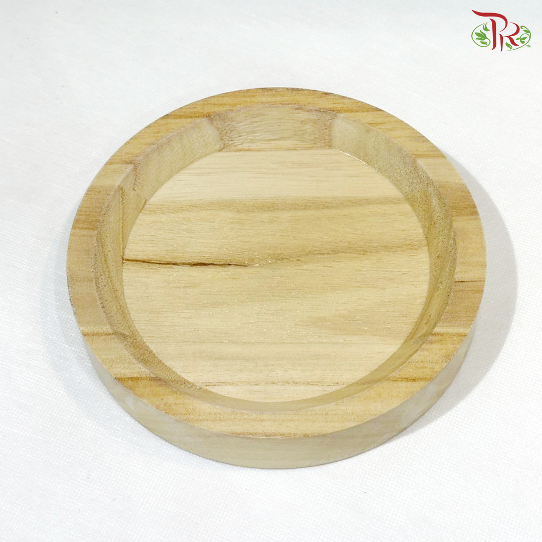 HS2014/24 - Slanted Mouth Vase With Wooden Stand (YSHS2014)