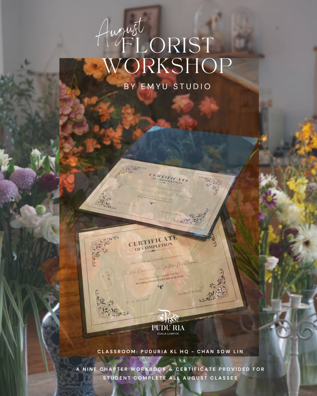 August 2026 -Florist Workshop by Emyu Studio