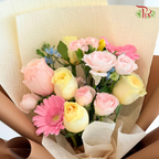 Signature Weekly Flower Bunch - Sunny Blush Baby (Medium Bunch)
