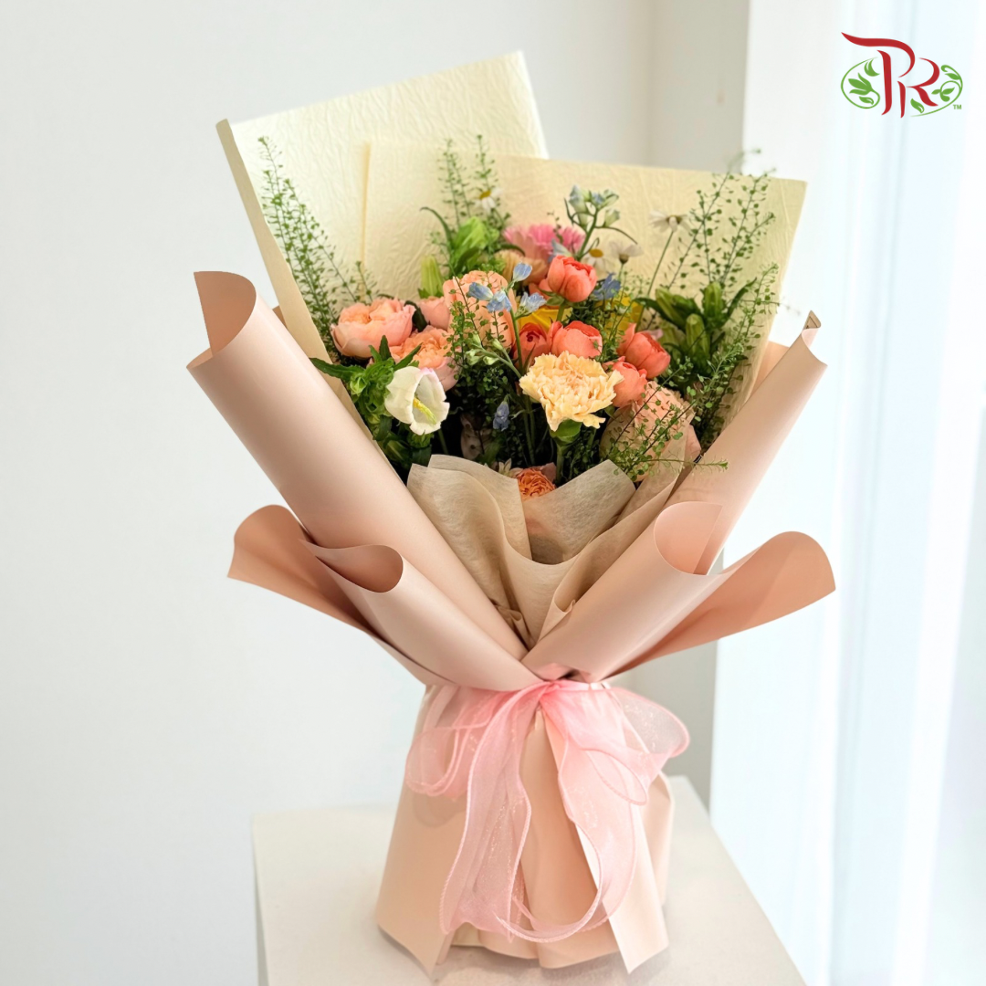 Signature Weekly Flower Bunch - Sunset Sugar Bloom (Medium Bunch)
