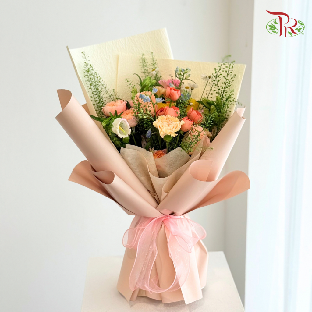 Signature Weekly Flower Bunch - Sunset Sugar Bloom (Medium Bunch)