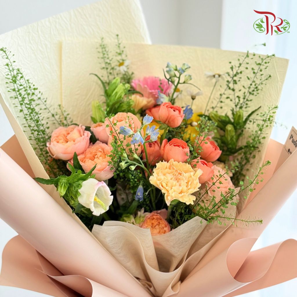 Signature Weekly Flower Bunch - Sunset Sugar Bloom (Medium Bunch)