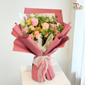 Signature Weekly Flower Bunch - Apricot Sunset Blush (Big Bunch)