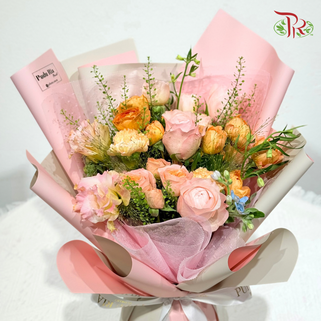 Signature Weekly Flower Bunch - Cozy Amber Garden (Medium Bunch)