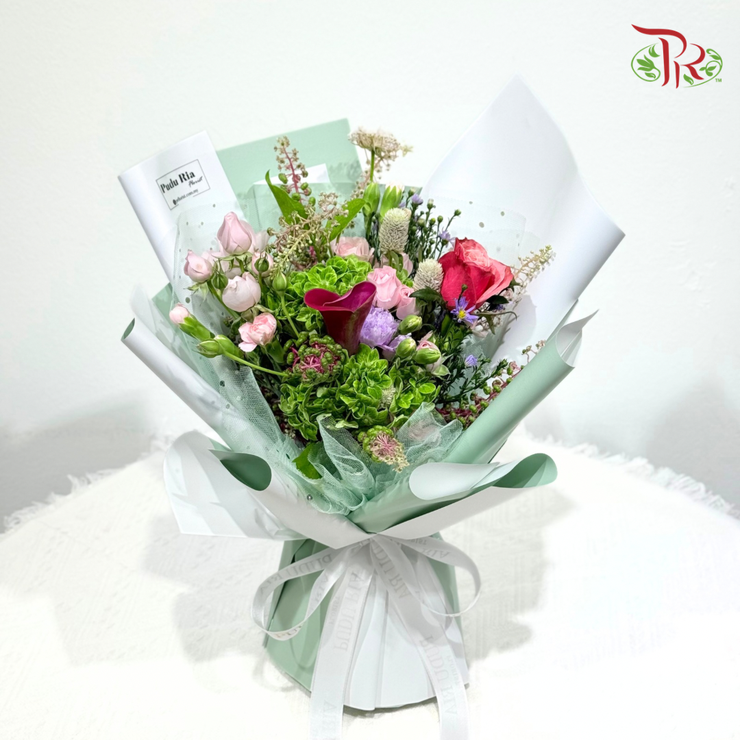 Signature Weekly Flower Bunch - Botanical Bloom Essence (Medium Bunch)