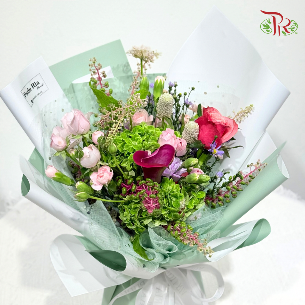 Signature Weekly Flower Bunch - Botanical Bloom Essence (Medium Bunch)