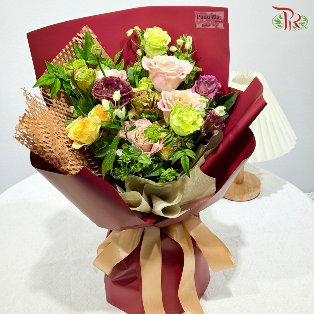 Signature Weekly Flower Bunch - Victorian Ember Romance (Big Bunch)