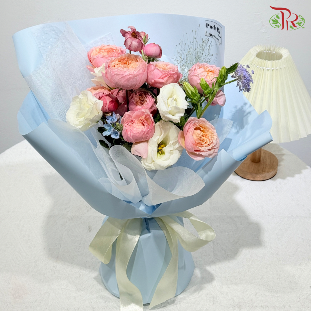 Signature Weekly Flower Bunch - Pink Butterfly Kiss (Medium Bunch)