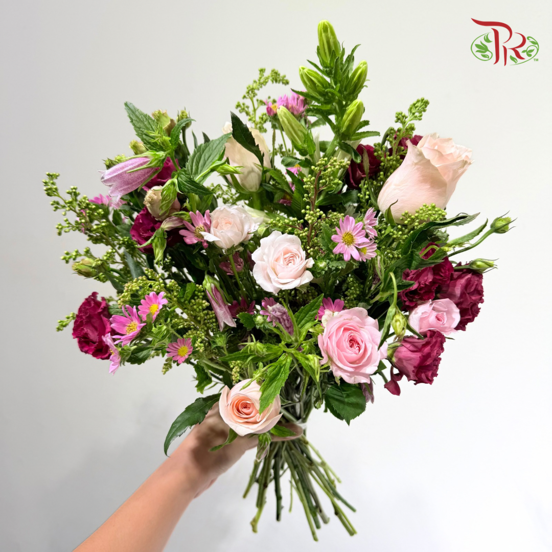 Signature Weekly Flower Bunch - Sweet Cherry Pie (Medium Bunch)