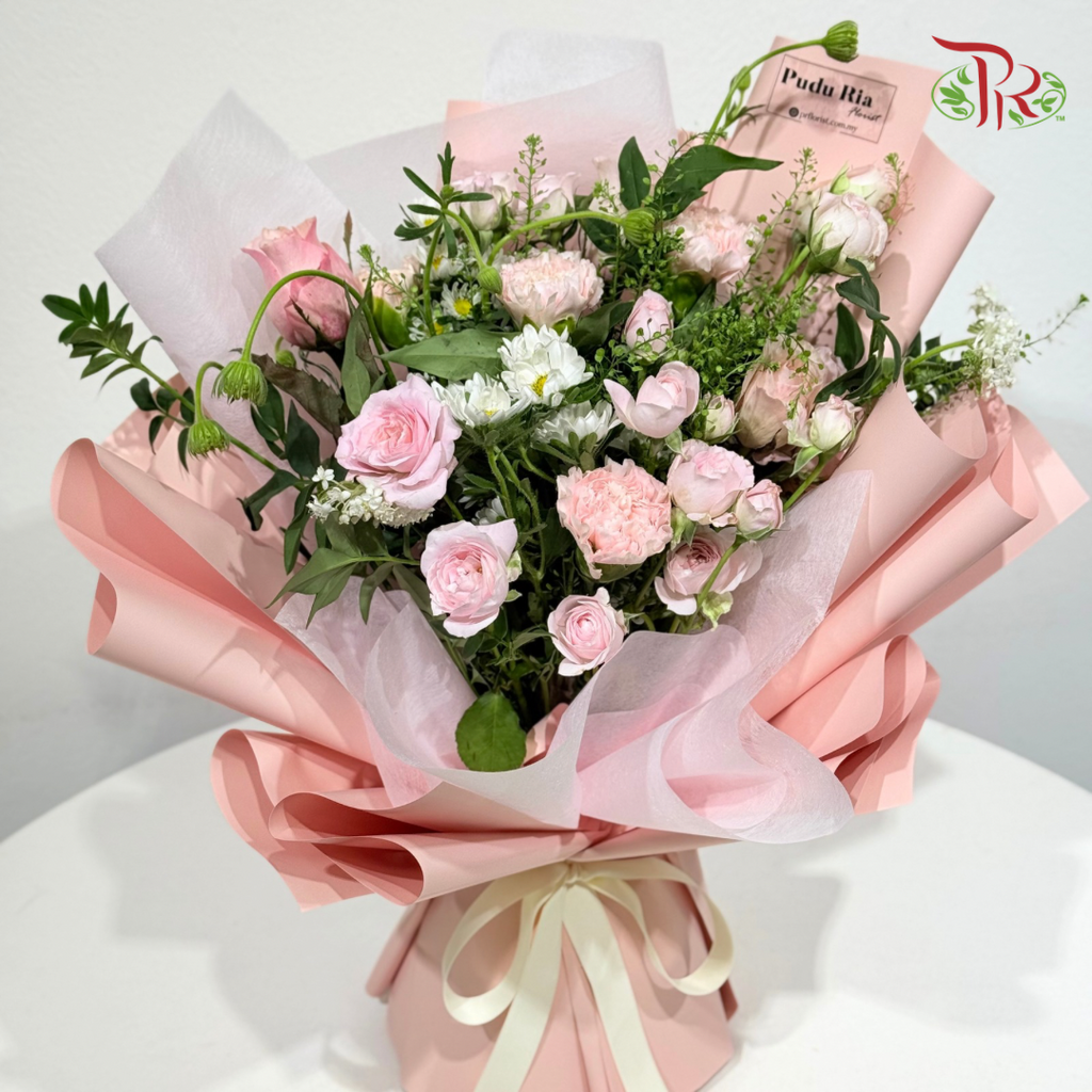 Signature Weekly Flower Bunch - Rosy Hana Dream (Medium Bunch)