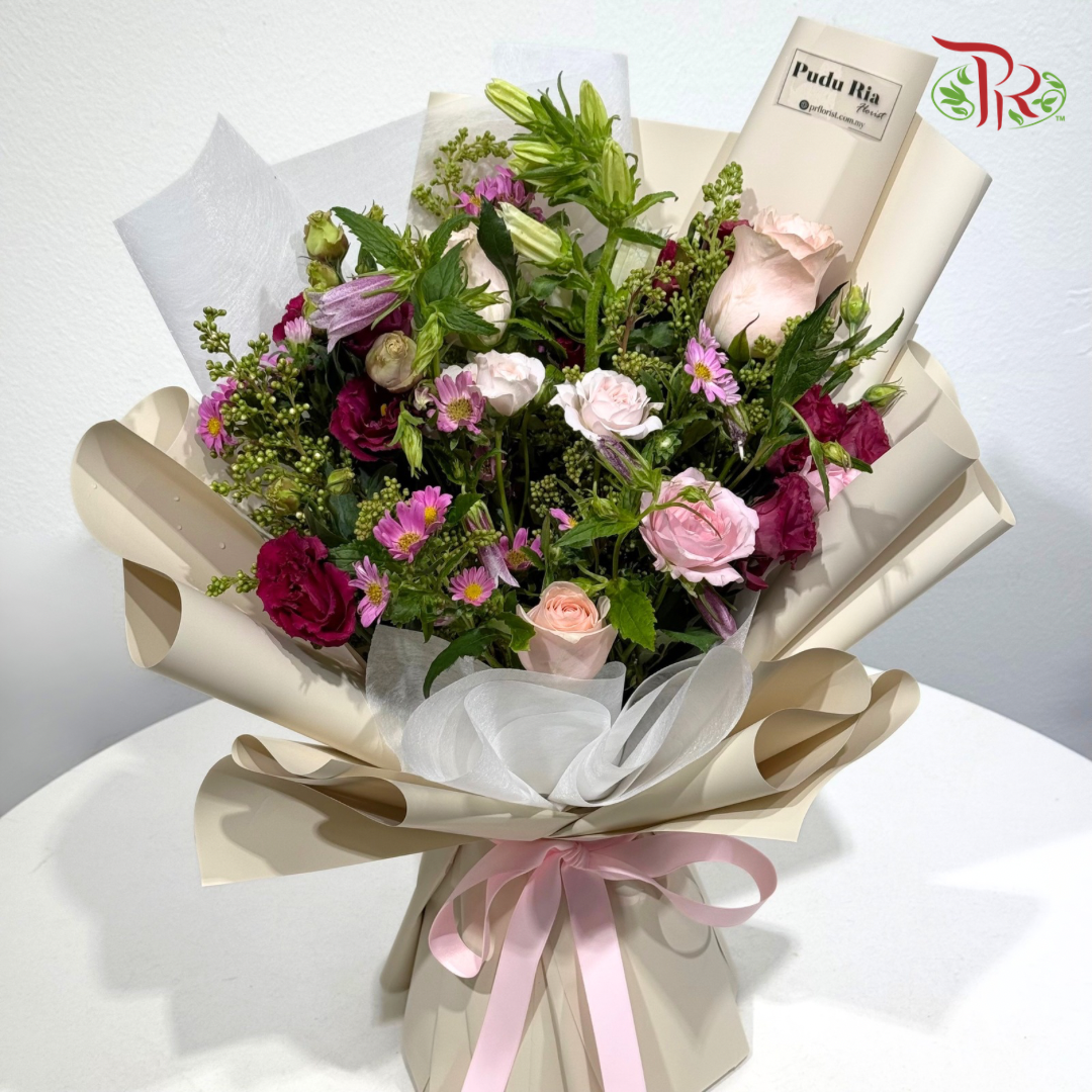 Signature Weekly Flower Bunch - Sweet Cherry Pie (Medium Bunch)