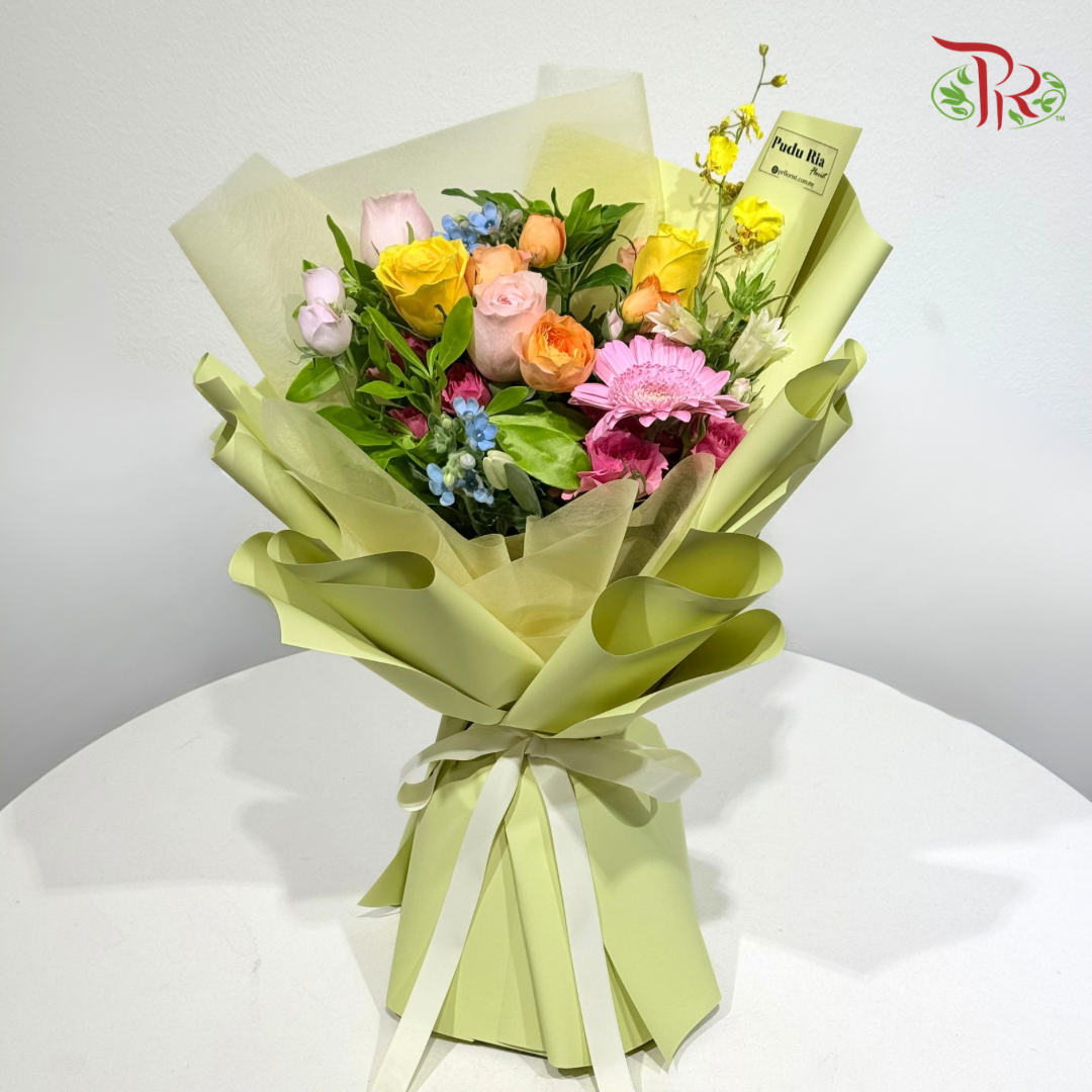 Signature Weekly Flower Bunch - Blooming Petal Bliss (Medium Bunch)