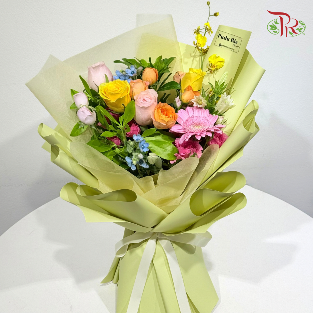 Signature Weekly Flower Bunch - Blooming Petal Bliss (Medium Bunch)