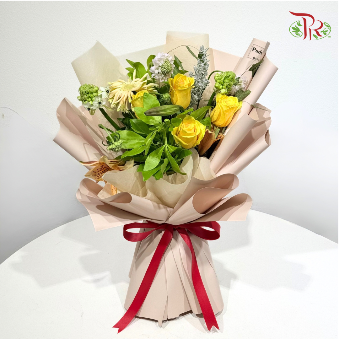 Signature Weekly Flower Bunch - Lily Botanica Garden (Medium Bunch)