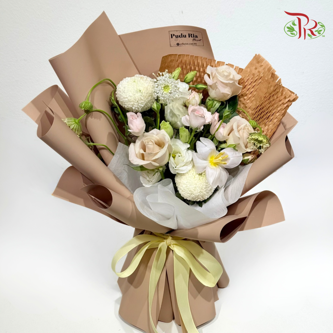 Signature Weekly Flower Bunch - Ivory Vintage Pearl (Medium Bunch)