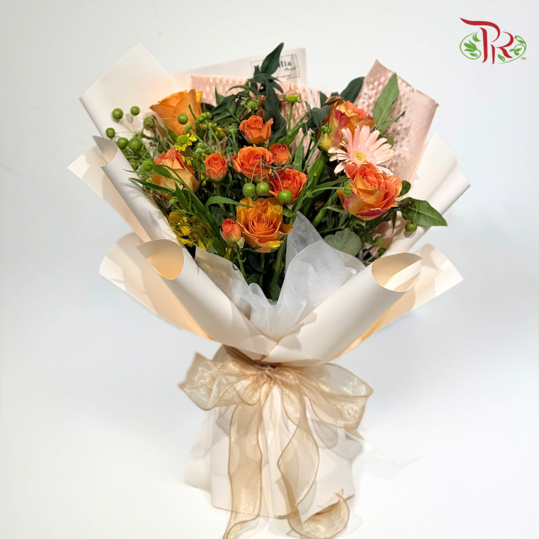 Signature Weekly Flower Bunch - Golden Sunset Darling (Big Bunch)
