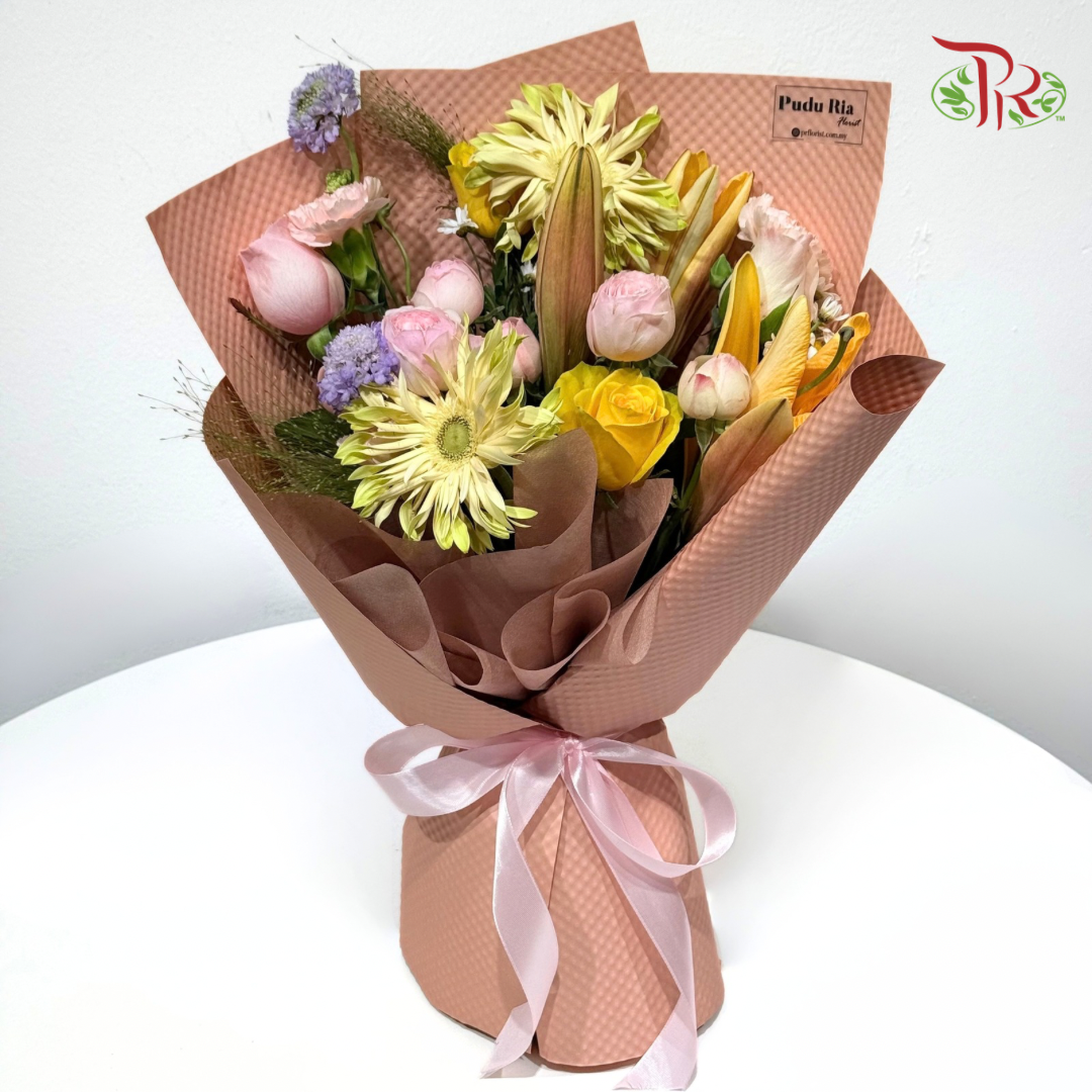 Signature Weekly Flower Bunch - Jade Garden Auspice 玉庭呈祥 (Big Bunch)