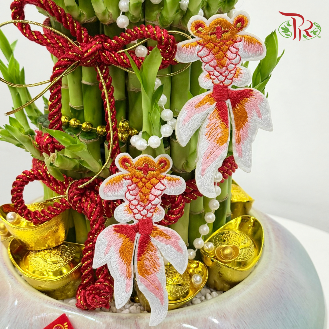 【CNY 2026】Triple Fortune Bamboo (M size) 《三财有余·元宝旺竹》