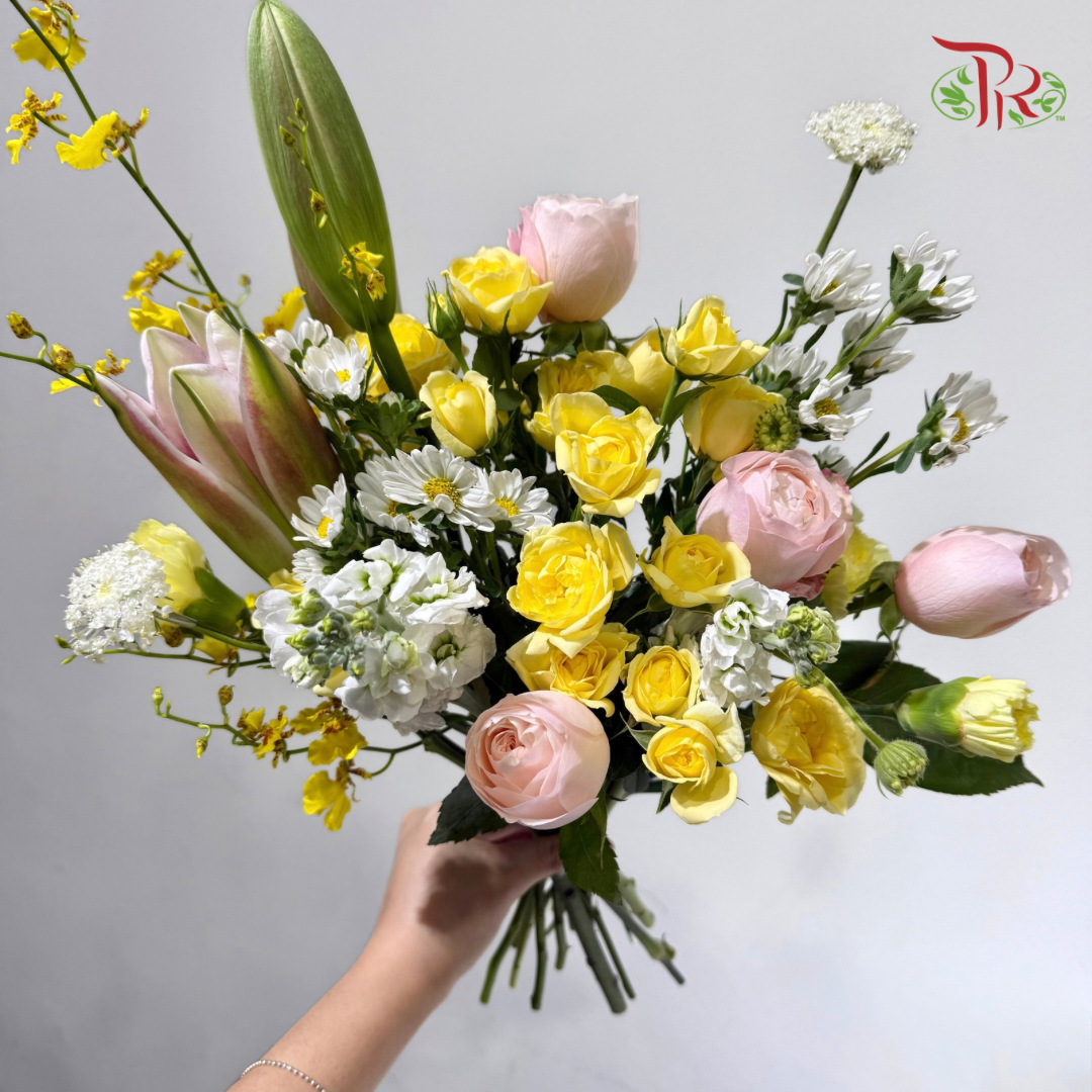 Signature Weekly Flower Bunch - Blush Sunshine Dream (Big Bunch)