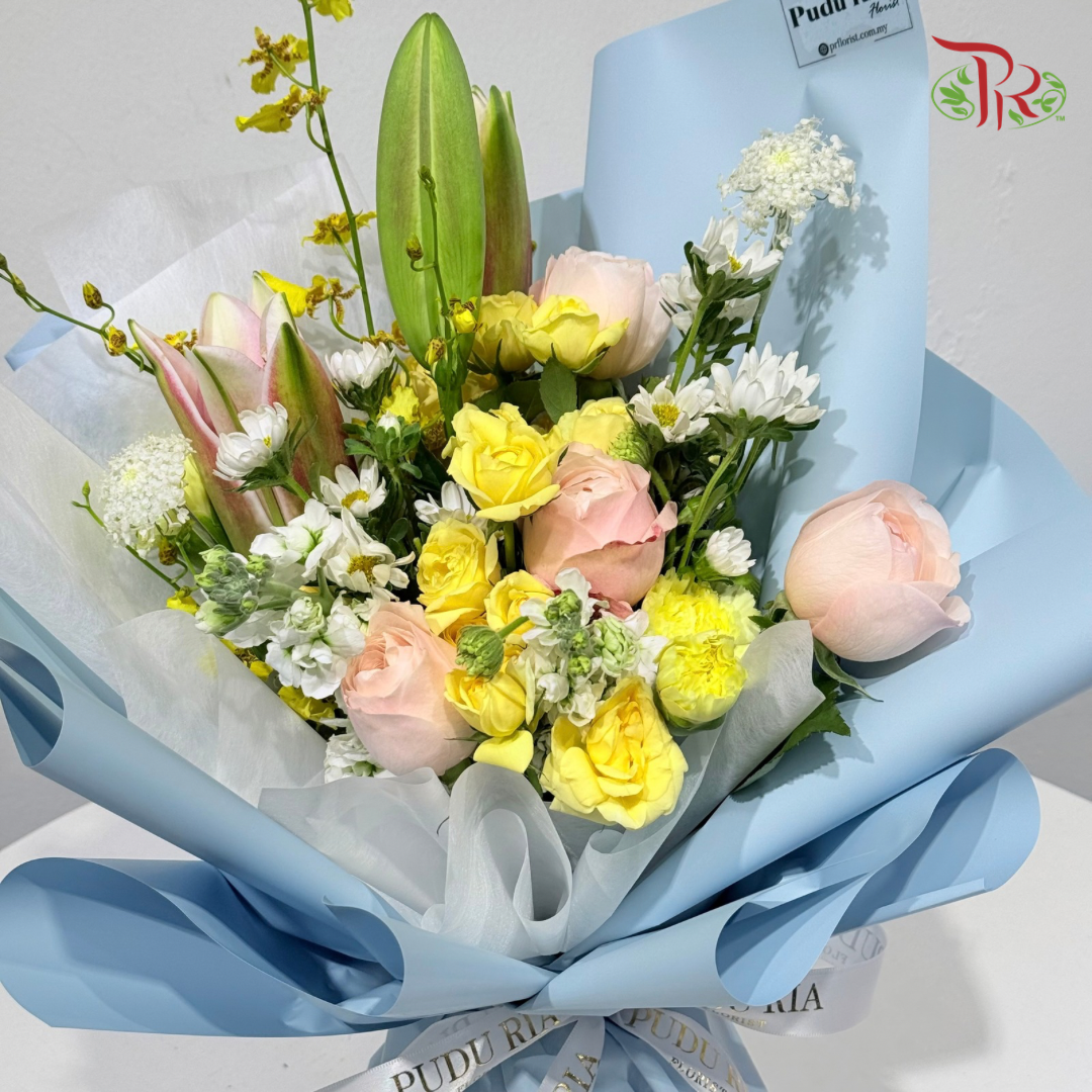 Signature Weekly Flower Bunch - Blush Sunshine Dream (Big Bunch)