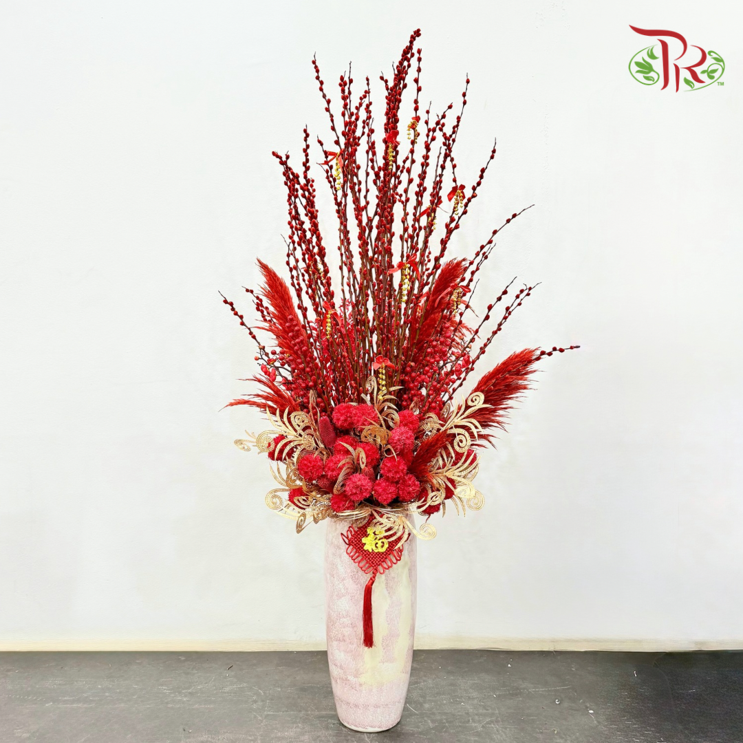 【CNY 2026】Auspicious Flame of Prosperity (XL size) 《瑞焰满堂 · 百福迎春》