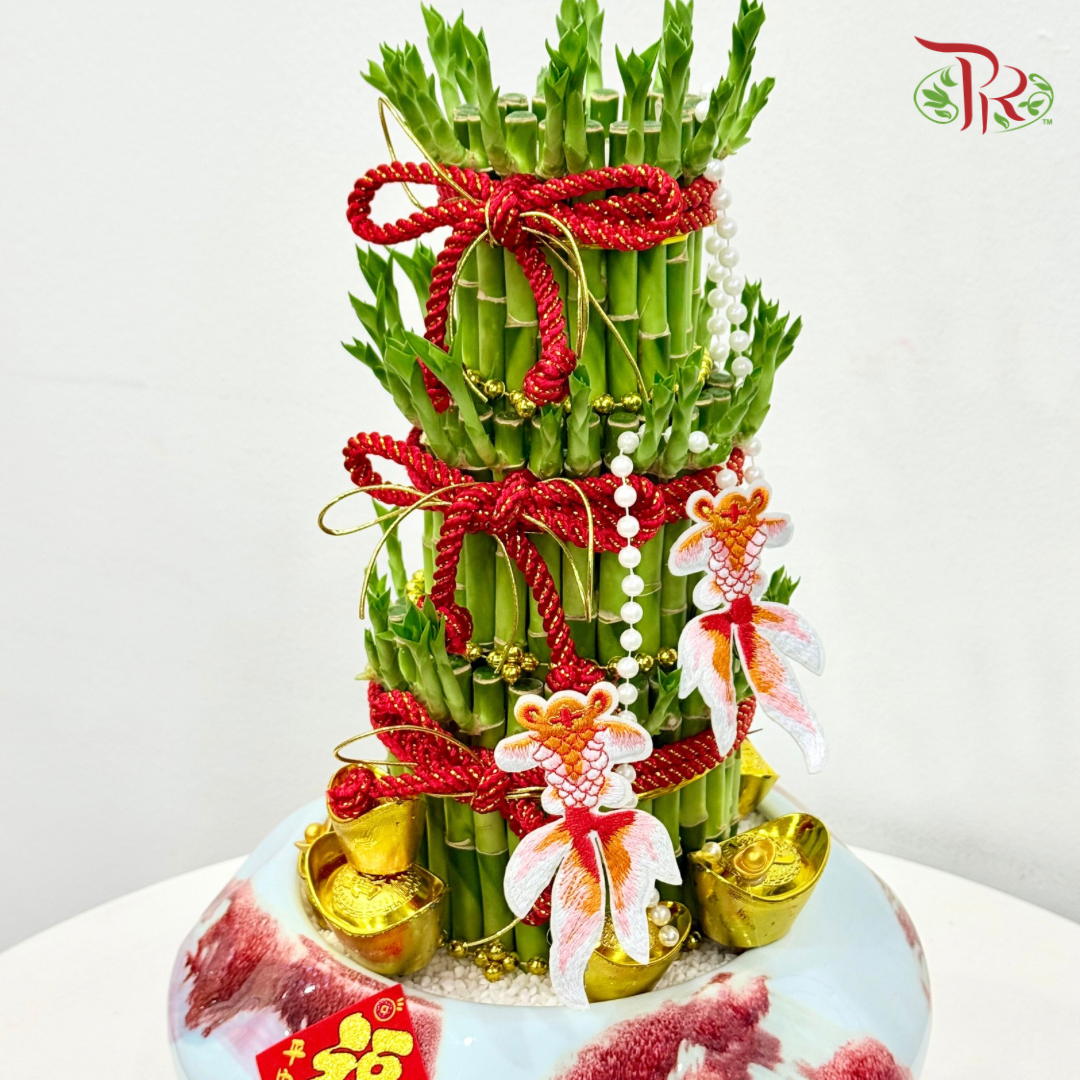 【CNY 2026】Triple Fortune Bamboo (M size) 《三财有余·元宝旺竹》