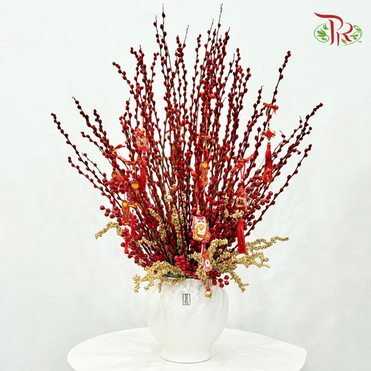 【CNY 2026】Fortune Bloom Pussy Willow (M - L size) 《满堂鸿运银柳》