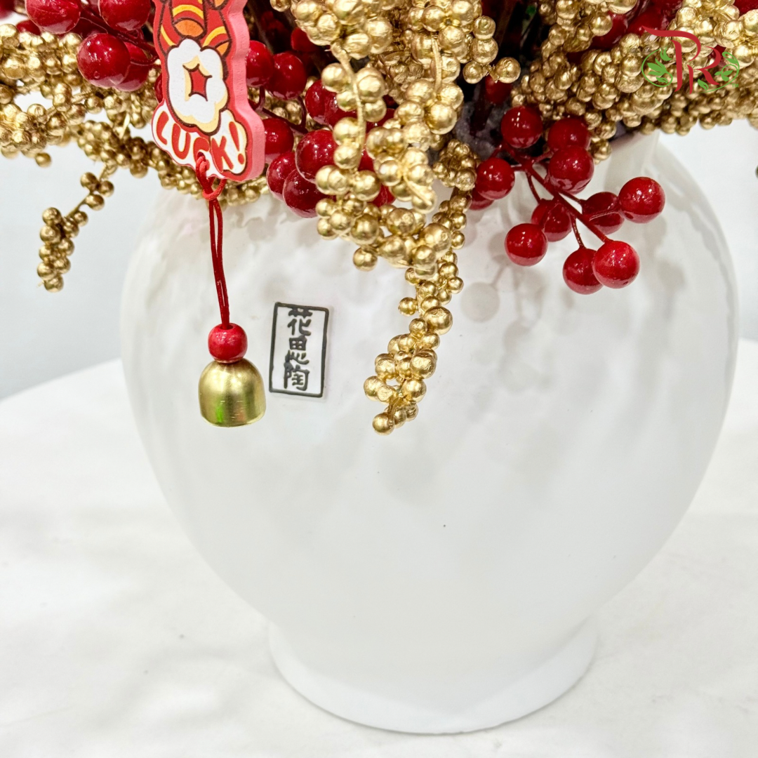 【CNY 2026】Fortune Bloom Pussy Willow (M - L size) 《满堂鸿运银柳》