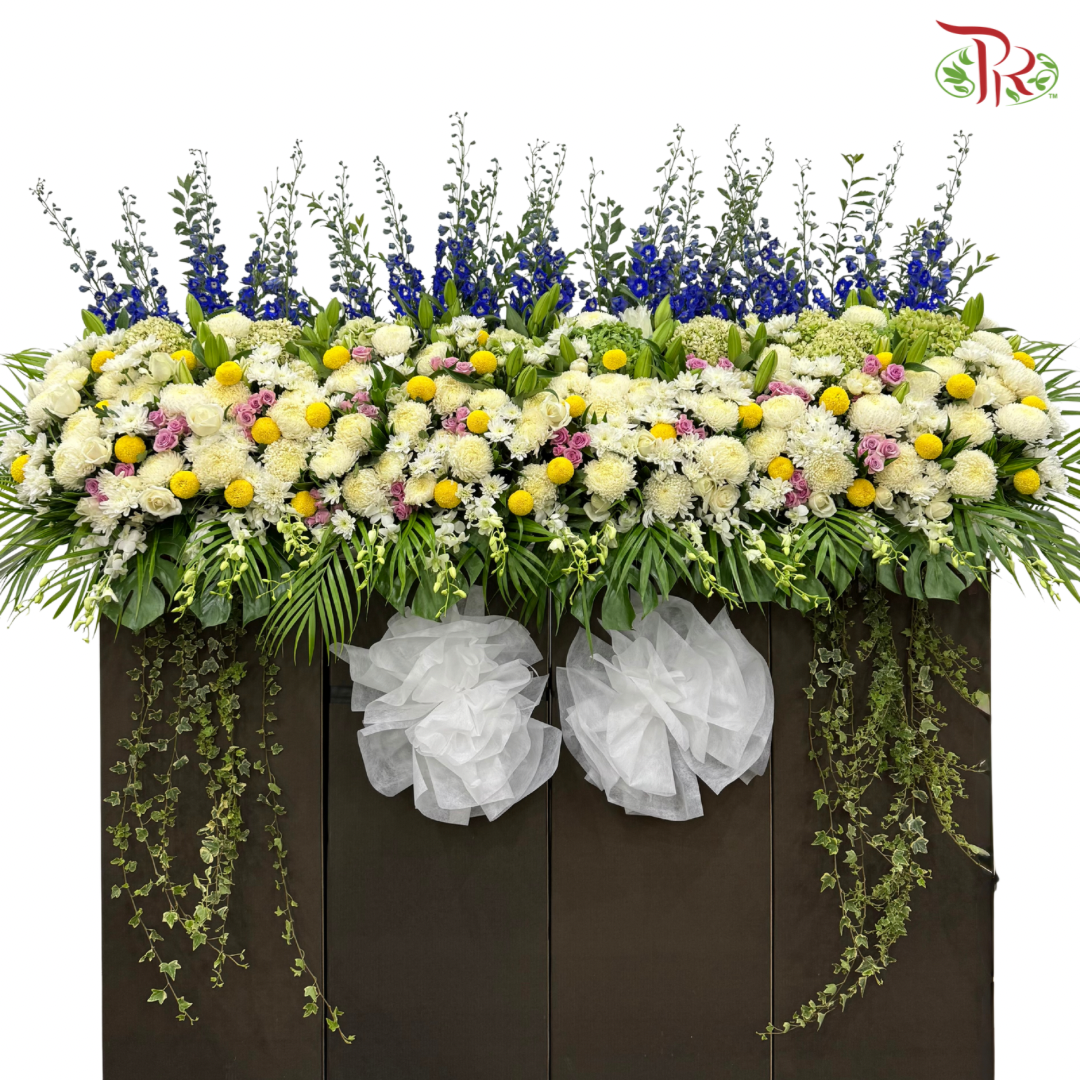 Premium Condolence Flower Arrangement