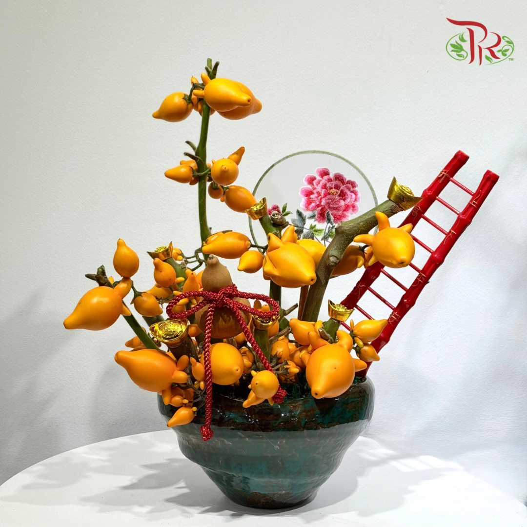 【CNY 2026】Step by Step Fortune · Golden Abundance (M size)《步步招财 · 金玉满堂》