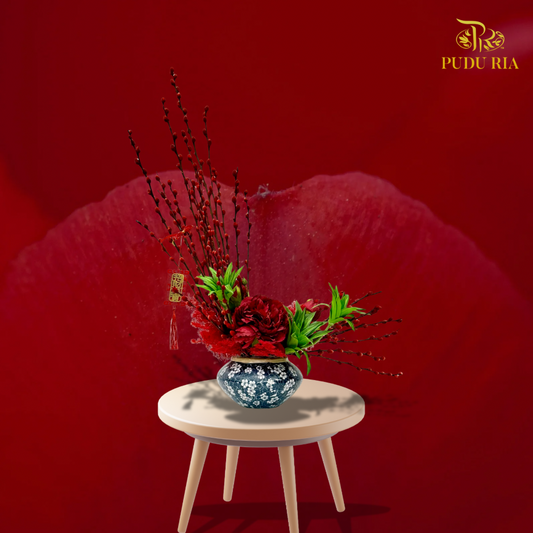 【CNY 2026】Blooming Fortune Willow (Mini Size) (S size)《花旺纳福》