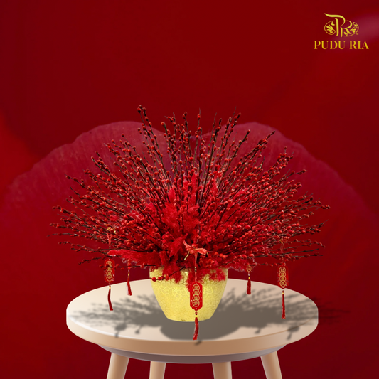 【CNY 2026】Prosperity Willow in Full Bloom (M size)《满堂红·聚财柳》