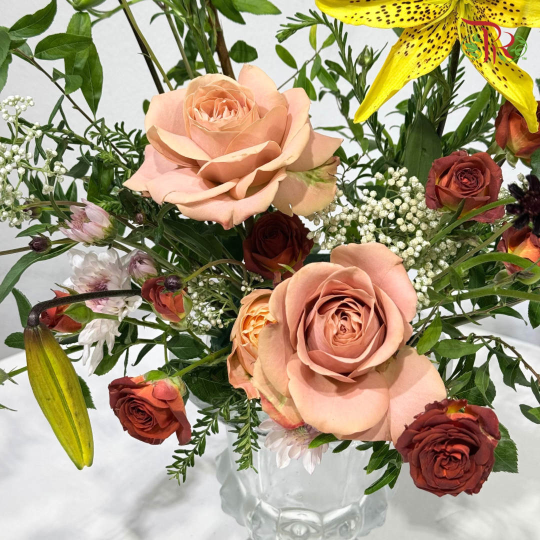 Signature Weekly Flower Bunch - Caramel Autumn Sunset (Big Bunch)