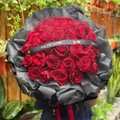 Classic 33 Red Roses (Black Mesh)(M size)