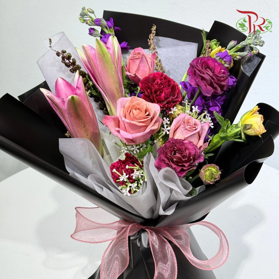 Signature Weekly Flower Bunch - Ember Petals (Medium Bunch)