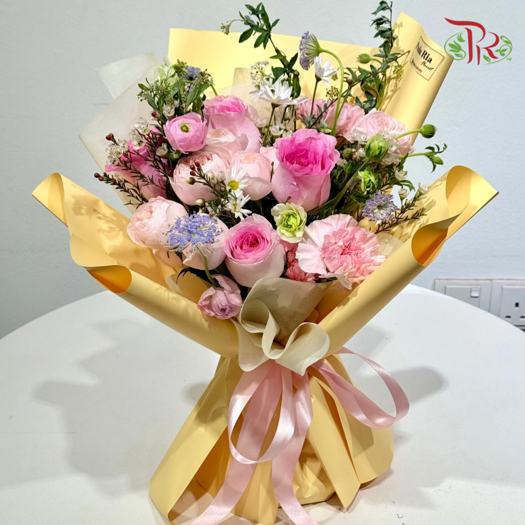 Signature Weekly Flower Bunch -Sugar Blush (Big Bunch)