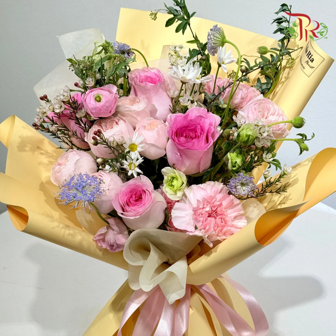 Signature Weekly Flower Bunch -Sugar Blush (Big Bunch)