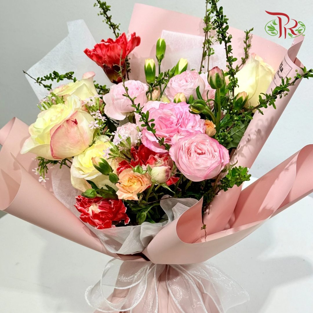 Signature Weekly Flower Bunch -Ivory Blush (Big Bunch)