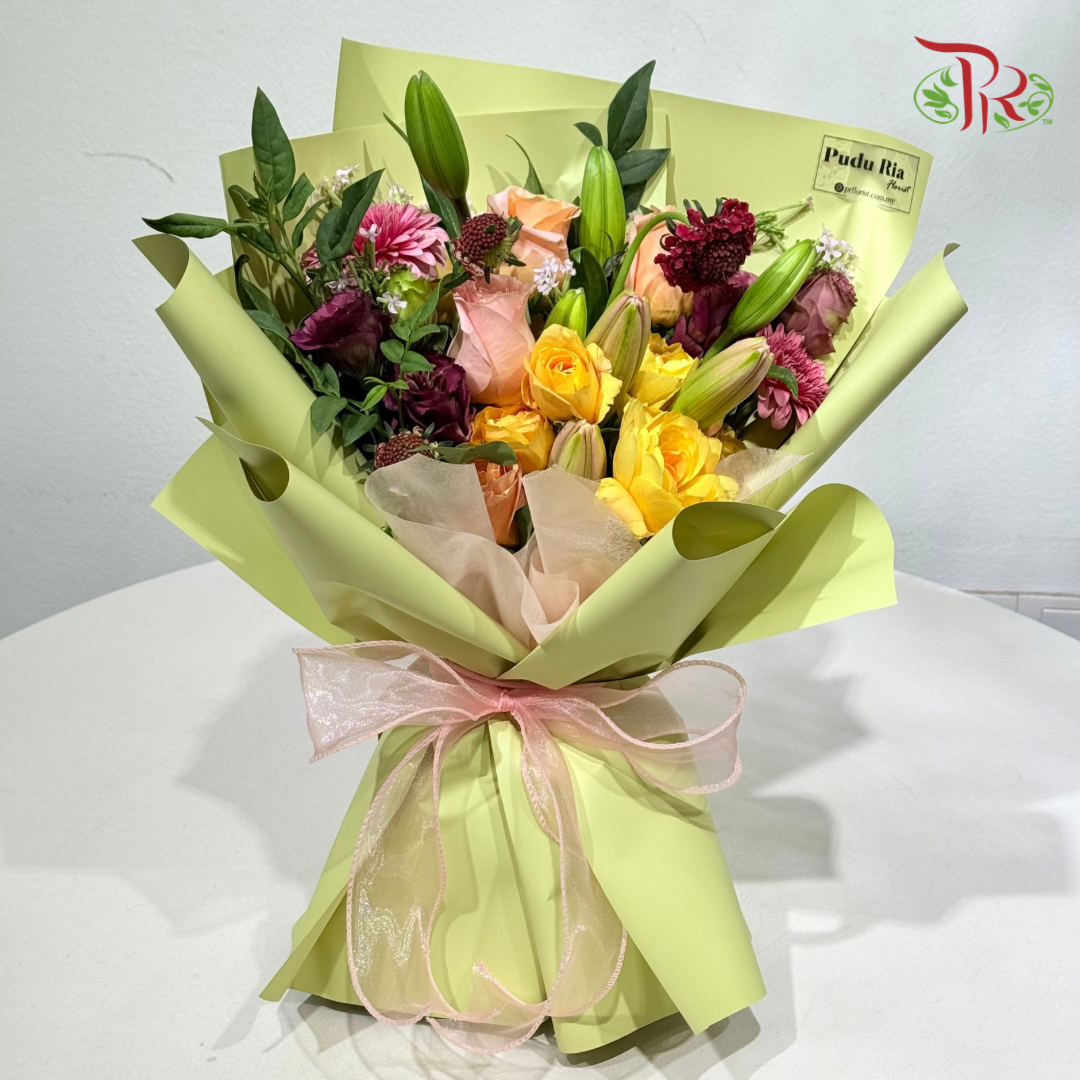 Signature Weekly Flower Bunch - Sunset Kiss (Big Bunch)