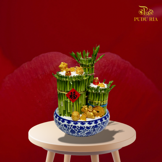 【CNY 2026】Triple Harmony Bamboo《三竹同旺 · 金福相生》