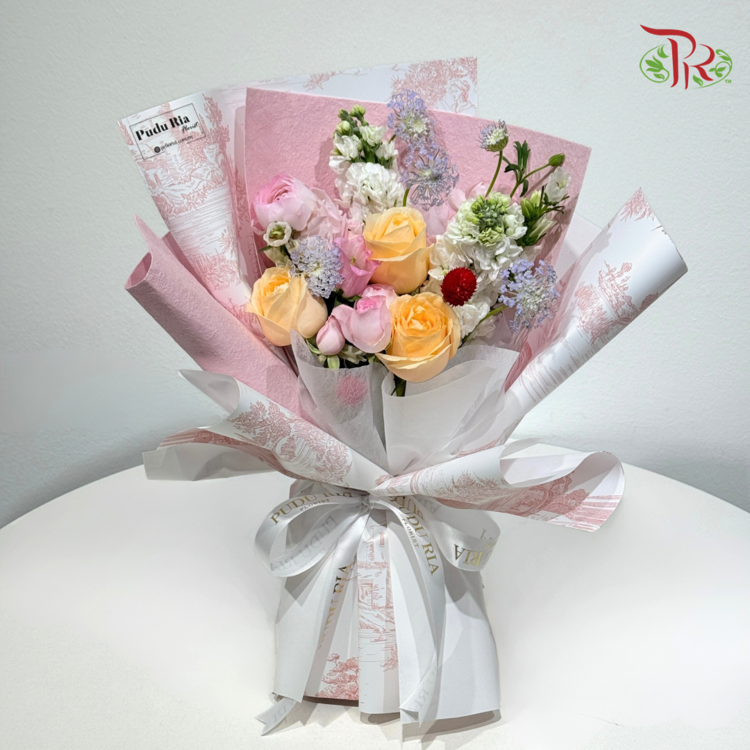 Signature Weekly Flower Bunch - Dreamy Raya Garden (Medium Bunch)