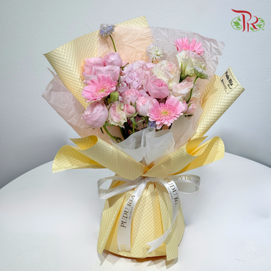 Signature Weekly Flower Bunch - Pink Serenity Raya (Medium Bunch)