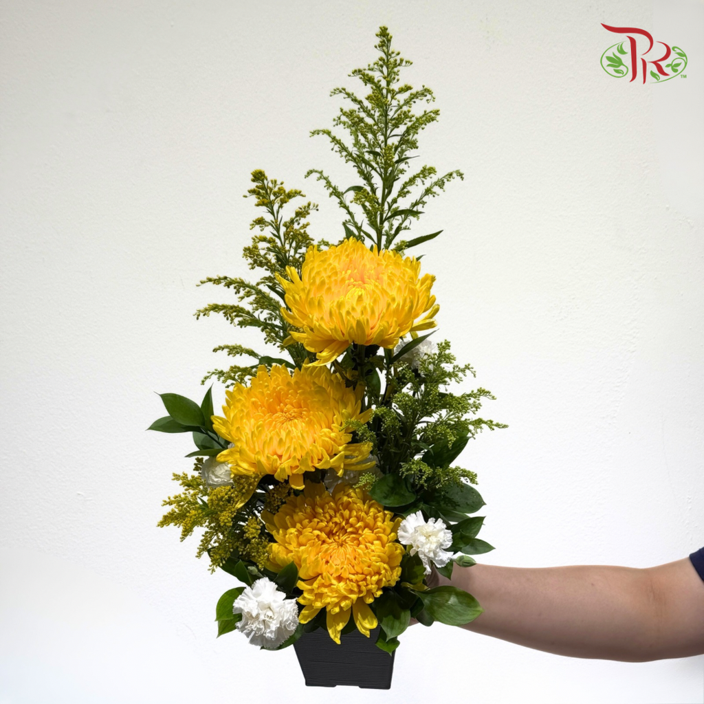 【4.4 Qing Ming】Peaceful Remembrance Prayer Flower Pot Arrangement