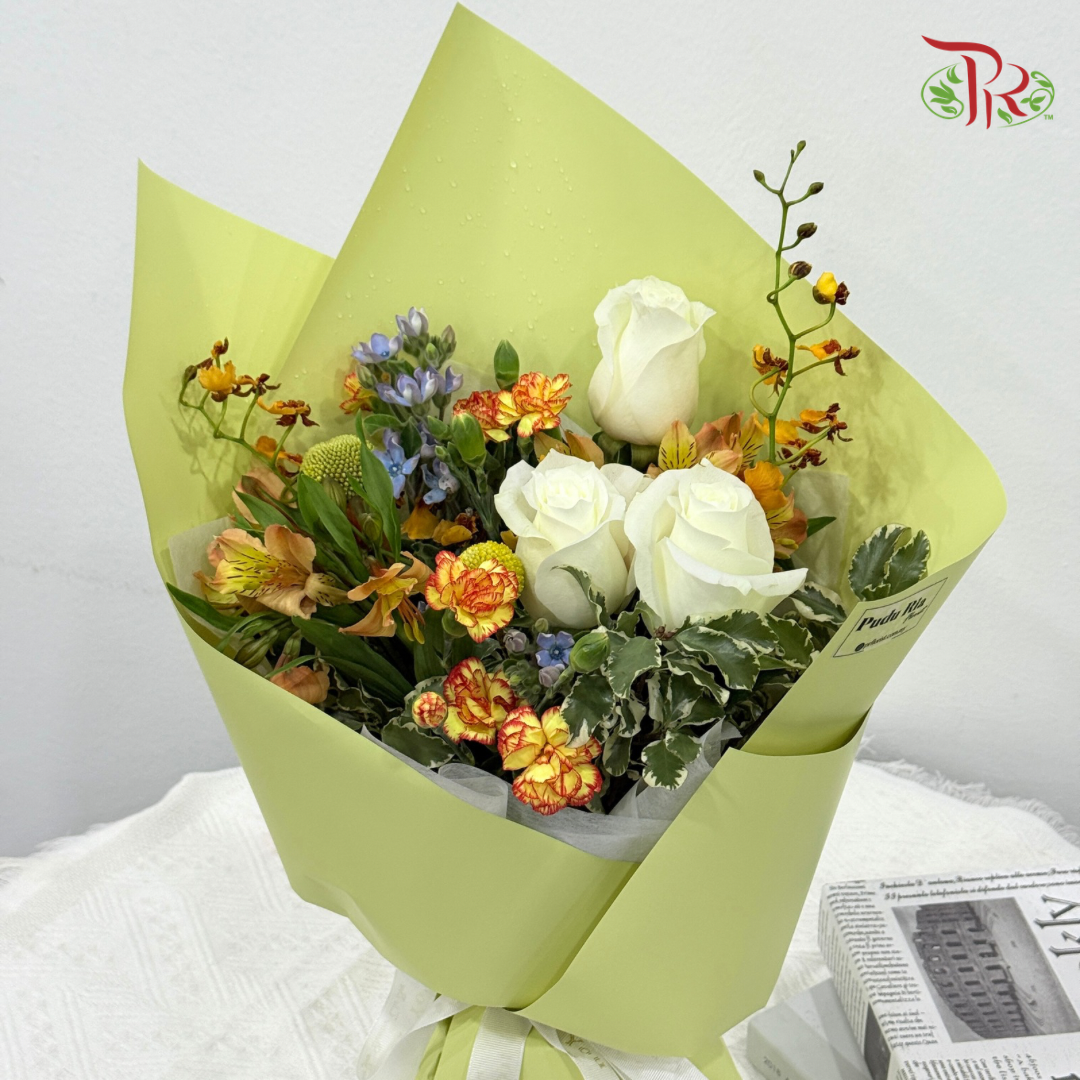 Signature Weekly Flower Bunch - Golden Hour Sunset