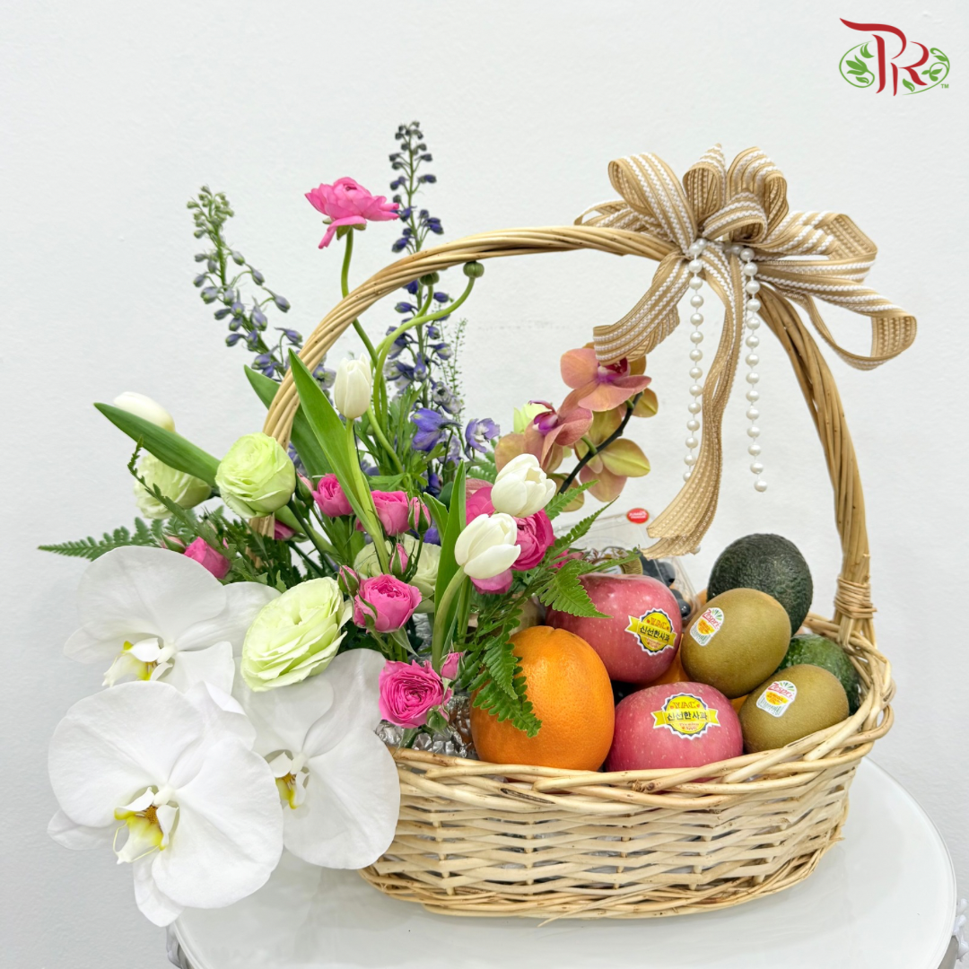 Graceful Orchard - Fruit Basket Arrangement
