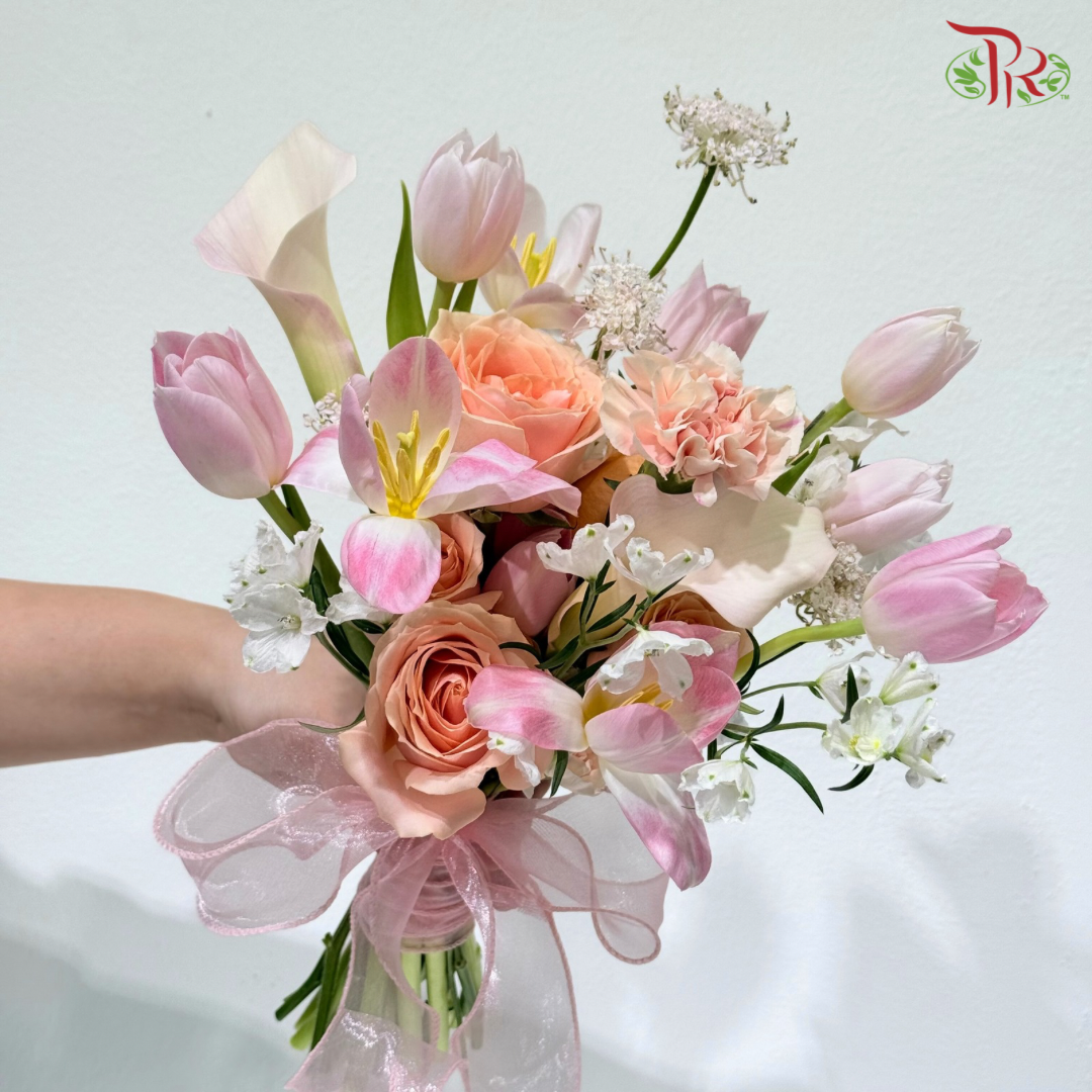 Bridal Bouquet- Peach Blossom Dream