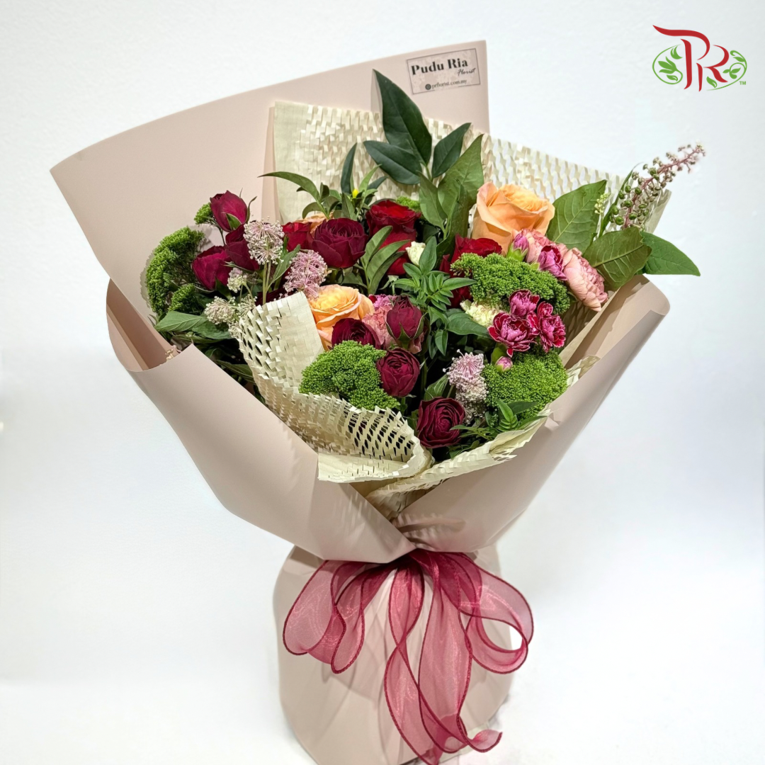 Signature Weekly Flower Bunch - Rosy Rouge (Big Bunch)