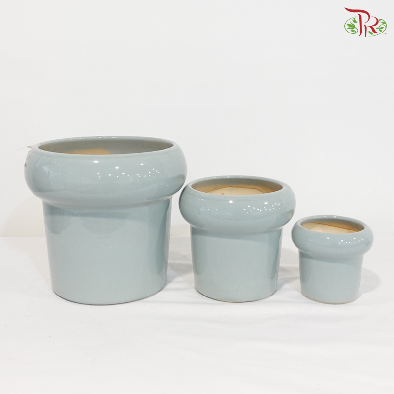 JBC-G25 Grayish Green Pot (With Size Options)