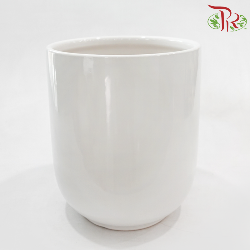 JBC-001 White Pot (JBC001) (With Size Options)